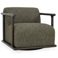Lucia Swivel Chaise, Kale Vert