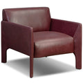 Graford Cuir Chaise, Dulane Burgundy