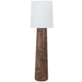 Daxton Floor Lampe, Dark Marron Mappa Burl