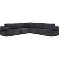 Desi 5 Piece Sectional, Beck Granite
