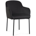 Sydney Arm Chaise, Noir, Lot de 2
