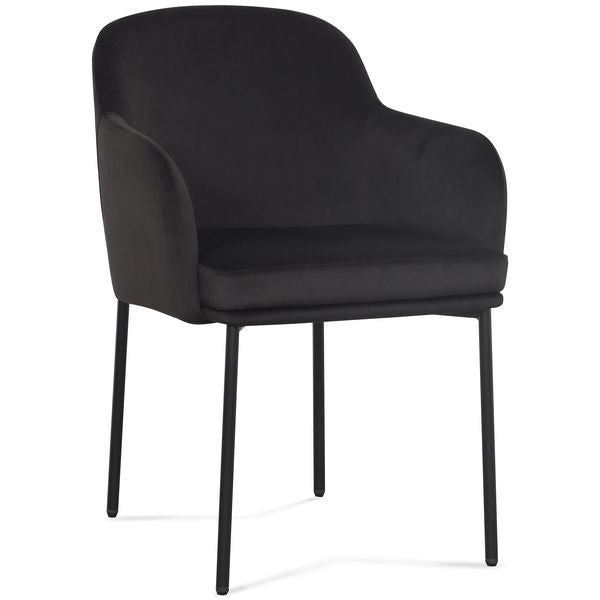 Sydney Arm Chaise, Noir, Lot de 2