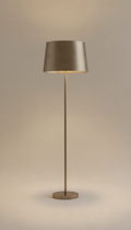 Lampadaire bronze brossé élégant